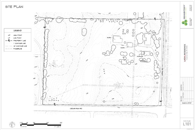 Lada Residence Site Plan